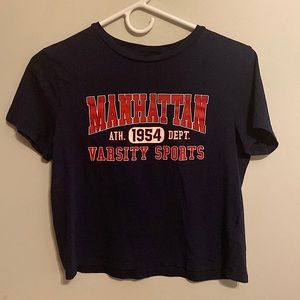 H&M - Small - Navy - Crop Top